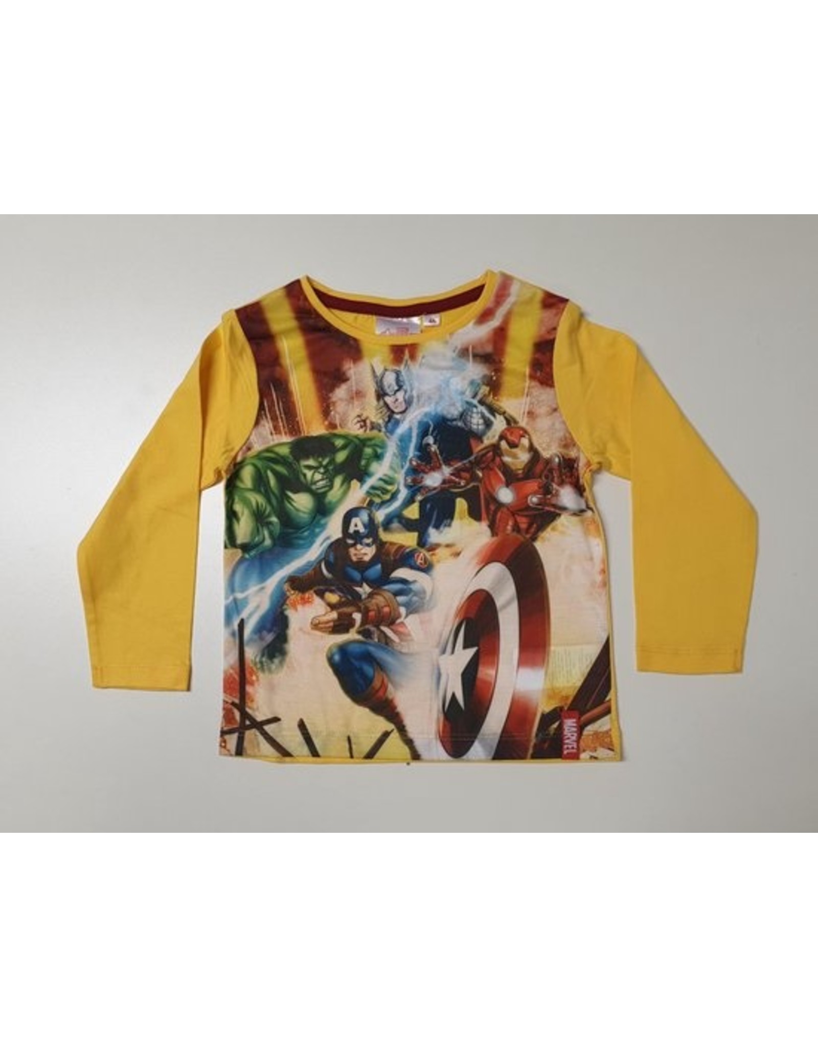 Marvel Avengers sweater geel