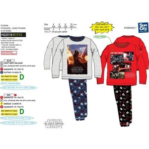 Star Wars pyjama rood