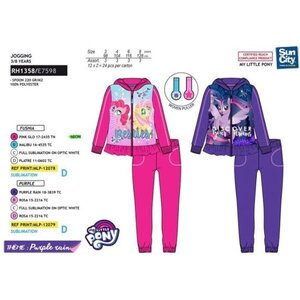 My Little Pony jogging suit purple