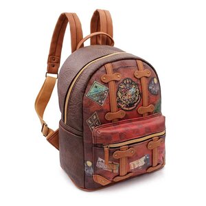 Harry Potter Warner Bros - Harry Potter - Backpack - Railway - Brown - Height 32cm Harry Potter Warner Bros - Harry Potter - Backpack - Railway - Brown - Height 32cm