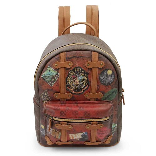 Harry Potter Warner Bros - Harry Potter - Backpack - Railway - Brown - Height 32cm Harry Potter Warner Bros - Harry Potter - Backpack - Railway - Brown - Height 32cm