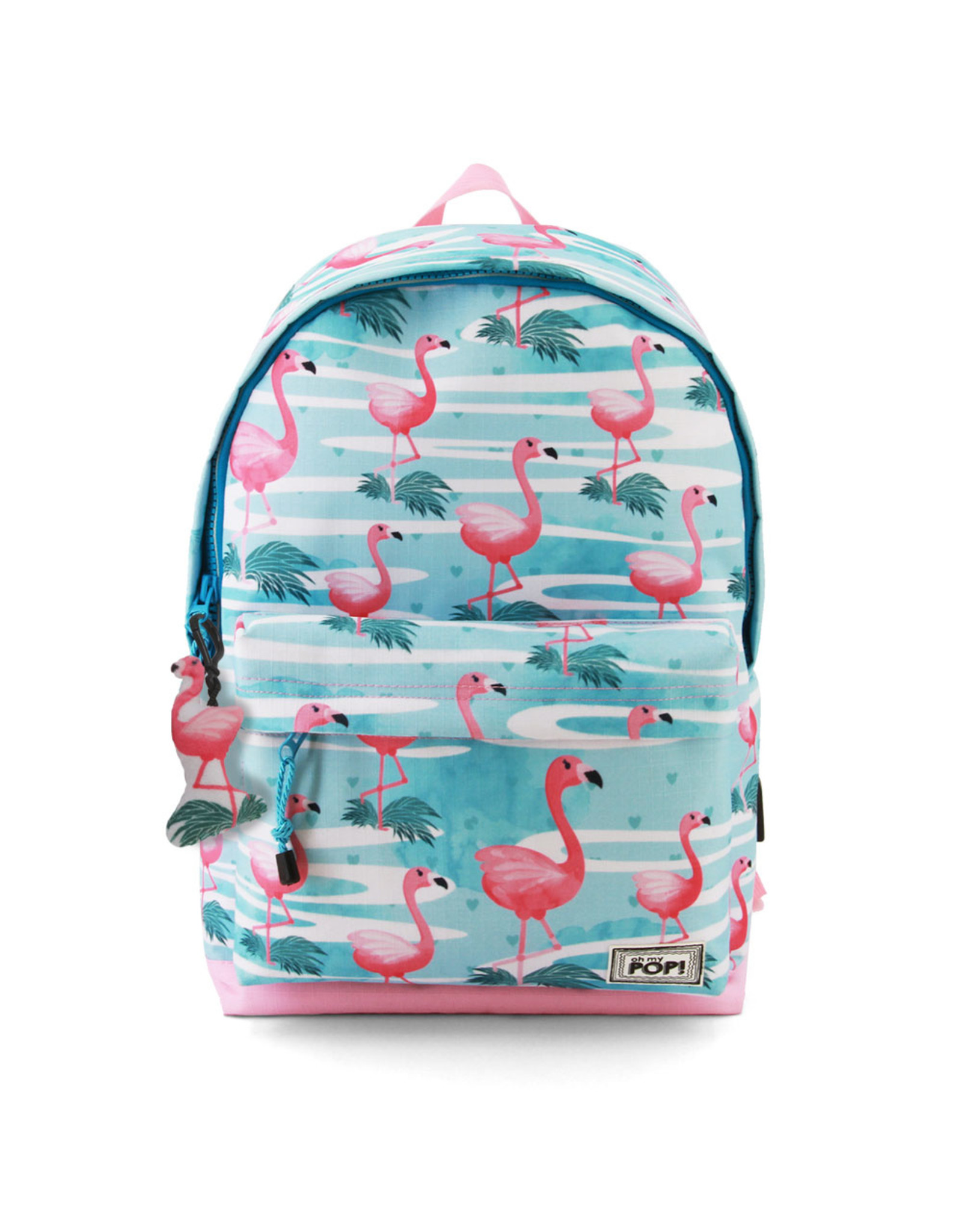 Oh My Pop Oh My Pop - Flamingo Tropical - Rugzak - Multi colour - Hoogte 44cm