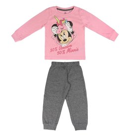 Disney Disney - Minnie Mouse - Pyjama - Unicorn - Roze / Grijs