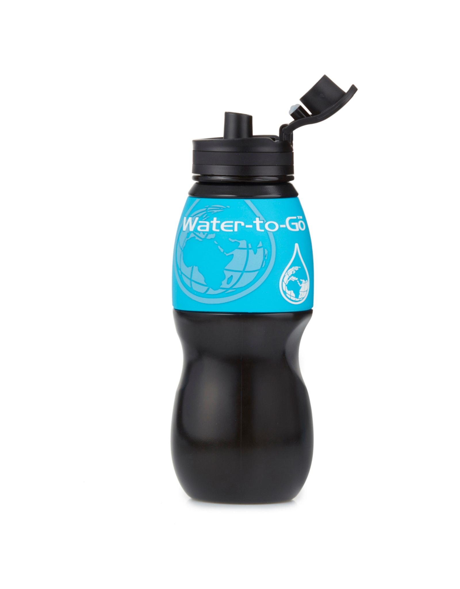 Nvt Water-to-Go Drinkfles Waterfles met Filter Bright Blue Sleeve