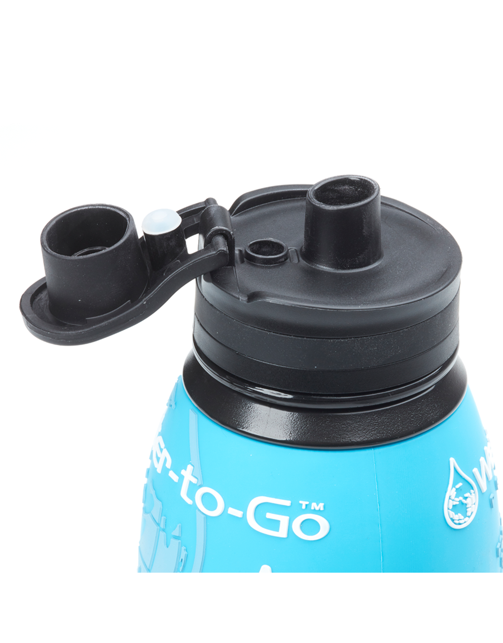 Nvt Water-to-Go Drinkfles Waterfles met Filter Bright Blue Sleeve