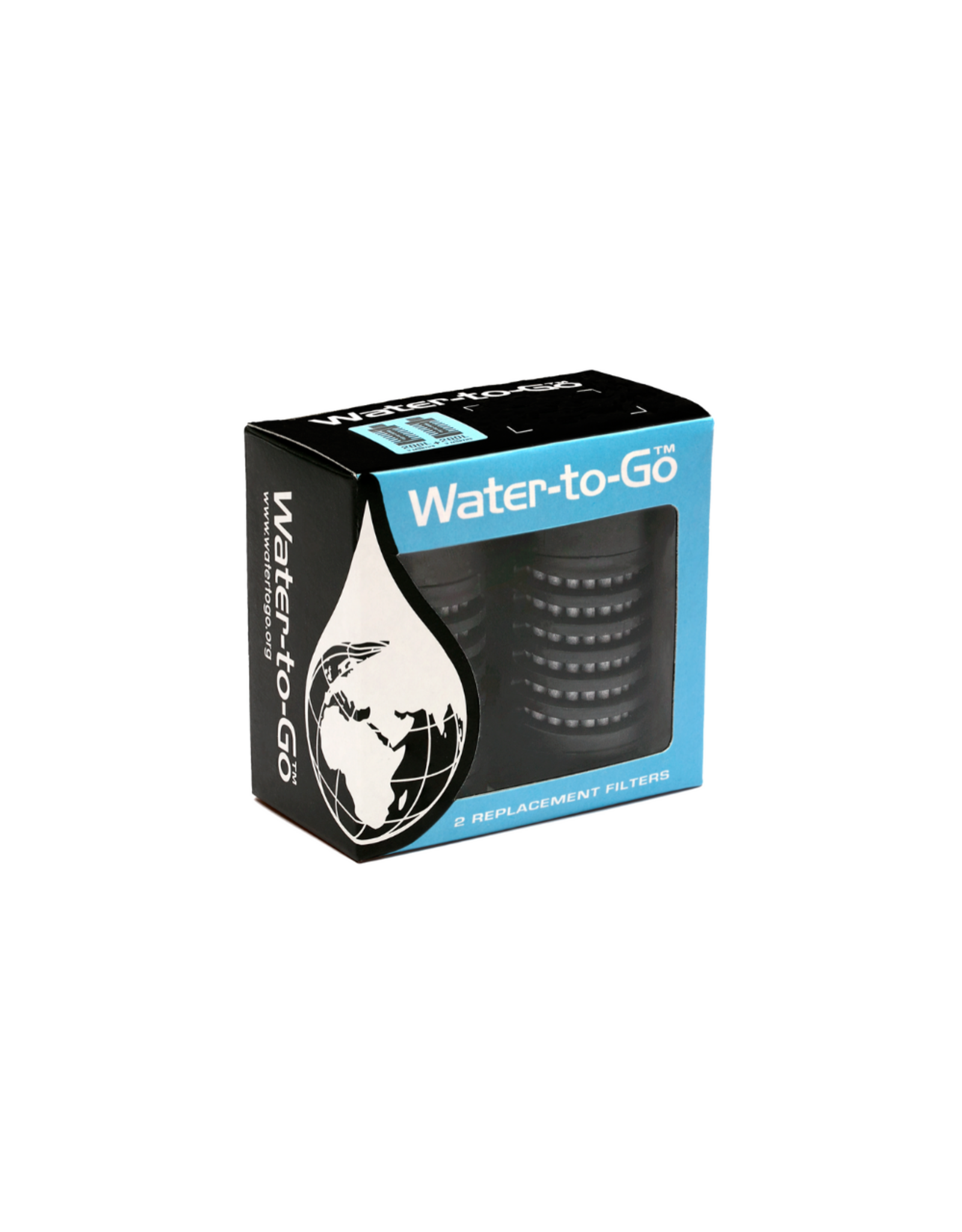 Nvt WatertoGo Filters Voor Alle Flessen 2 Stuks Zwart – BPA Vrij