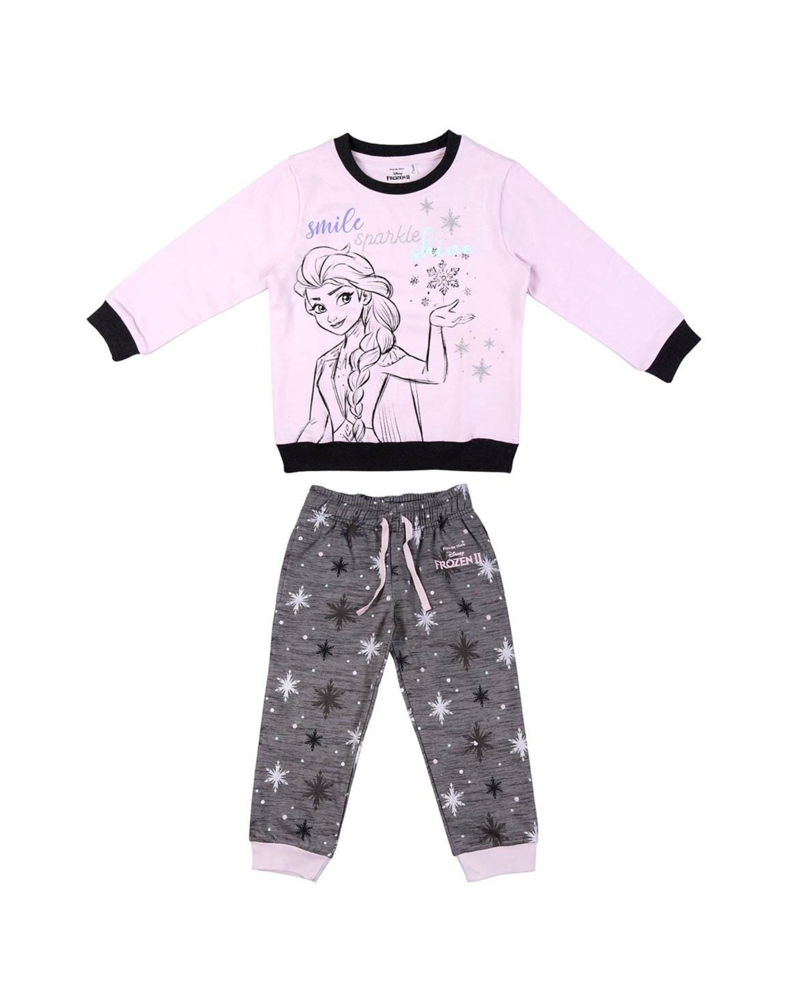 Auckland Kreet Onvoorziene omstandigheden Disney Frozen 2 Pyjama Meisjes Smile Sparkle Shine - Merchandise4All