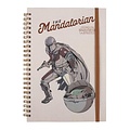 Disney Star Wars The Mandalorian Stationery Set - A5 Notebook with Clip Binder and Sticky Notes