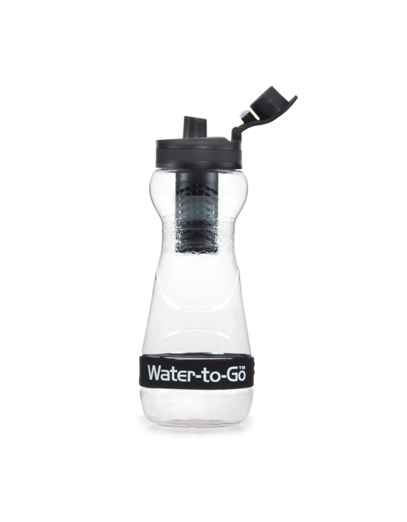 Nvt WatertoGo Drinkfles Waterfles met Filter - 50cl – Zwart – BPA Vrij