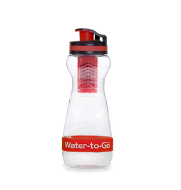 Nvt WatertoGo Drinkfles Waterfles met Filter - 50cl – Rood – BPA Vrij