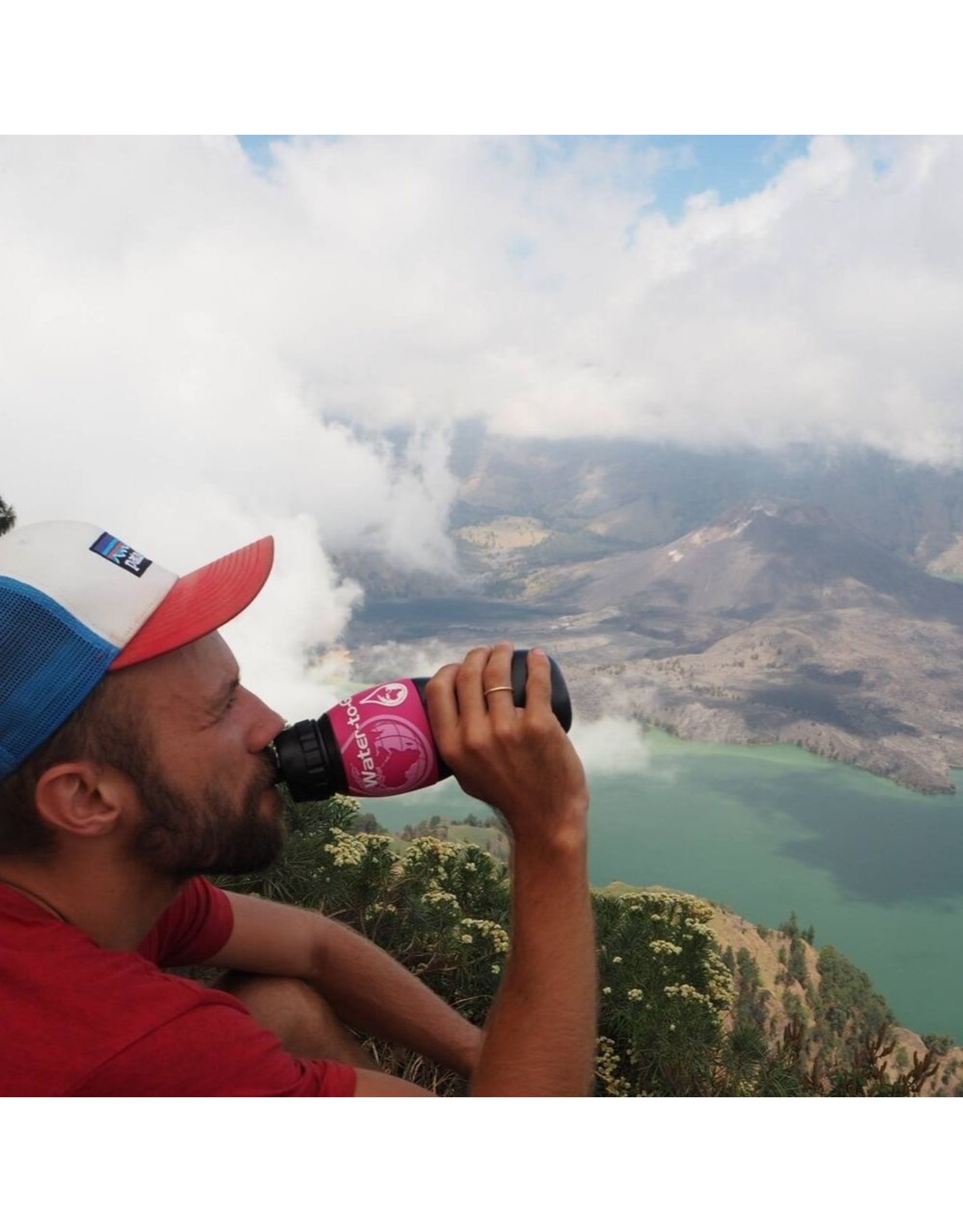 Nvt WatertoGo Drinkfles Waterfles met Filter - 75cl - Roze – BPA Vrij
