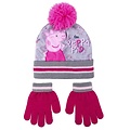 Peppa Pig Peppa Pig Winter Set Gloves Hat - I'm Peppa Pig