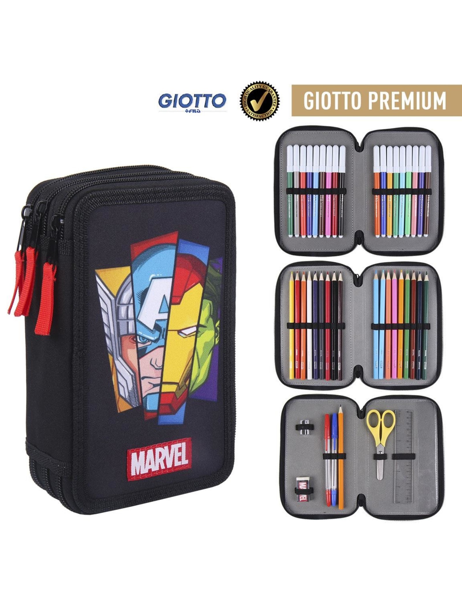 Marvel Marvel Avengers Driedubbel Etui met inhoud - Avengers Assemble