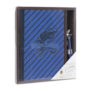 Harry Potter Warner Bros Harry Potter Schrijfset - Pen en Boekje Ravenclaw Harry Potter Warner Bros Harry Potter Schrijfset - Pen en Boekje Ravenclaw