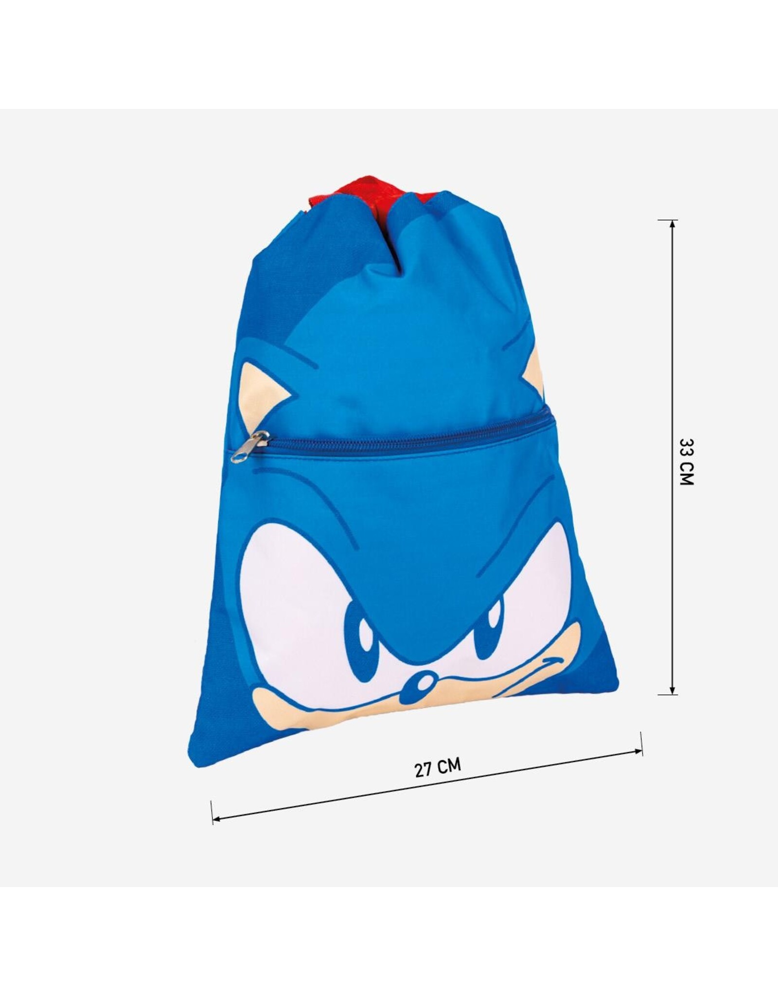 Sonic Sonic the Hedgehog Zwemtas / Gymtas - Hoogte 33cm