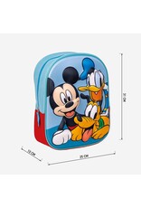 Disney Disney Family Rugzak Mickey, Pluto en Donald Duck - Hoogte 31cm