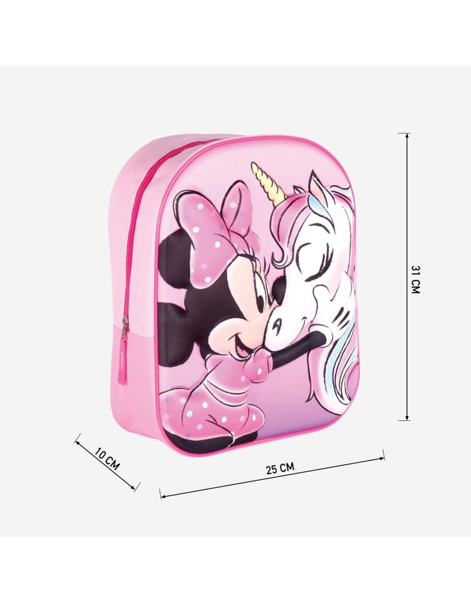 Disney Disney Minnie Mouse Rugzak 3D Unicorn - Hoogte 31cm