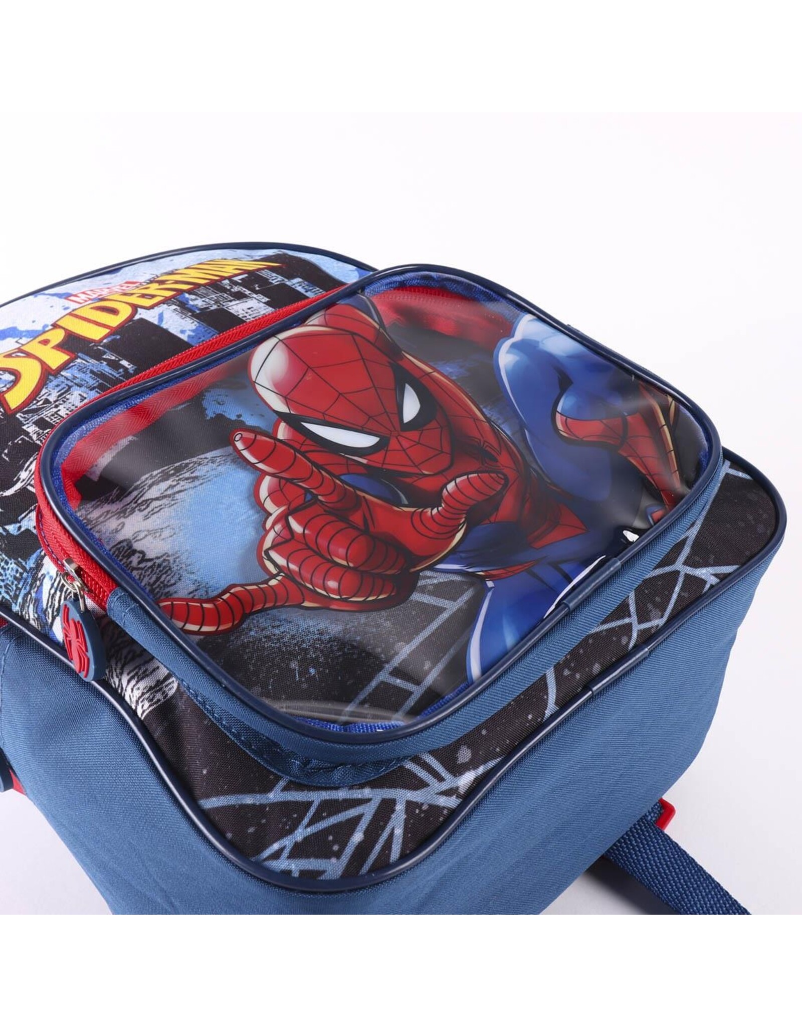 Marvel Spiderman Rugzak Save the City 2 vakken - Hoogte 30cm