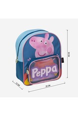 Peppa Pig Peppa Pig Rugzak 2 vakken - Hoogte 30cm