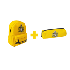Harry Potter Harry Potter Rugzak + Etui Hufflepuff - Hoogte 41cm Harry Potter Harry Potter Rugzak + Etui Hufflepuff - Hoogte 41cm