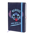 Disney Disney Stitch A5 Notebook - Elastic Closure Tape - Weirdos Disney Disney Stitch A5 Notebook - Elastic Closure Tape - Weirdos