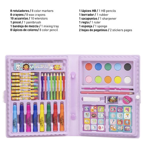 Gabby's Poppenhuis Gabby's Dollhouse Drawing - Zeichnungsset - Zeichnungsbox - 43 Teile Gabby's Poppenhuis Gabby's Dollhouse Drawing - Zeichnungsset - Zeichnungsbox - 43 Teile