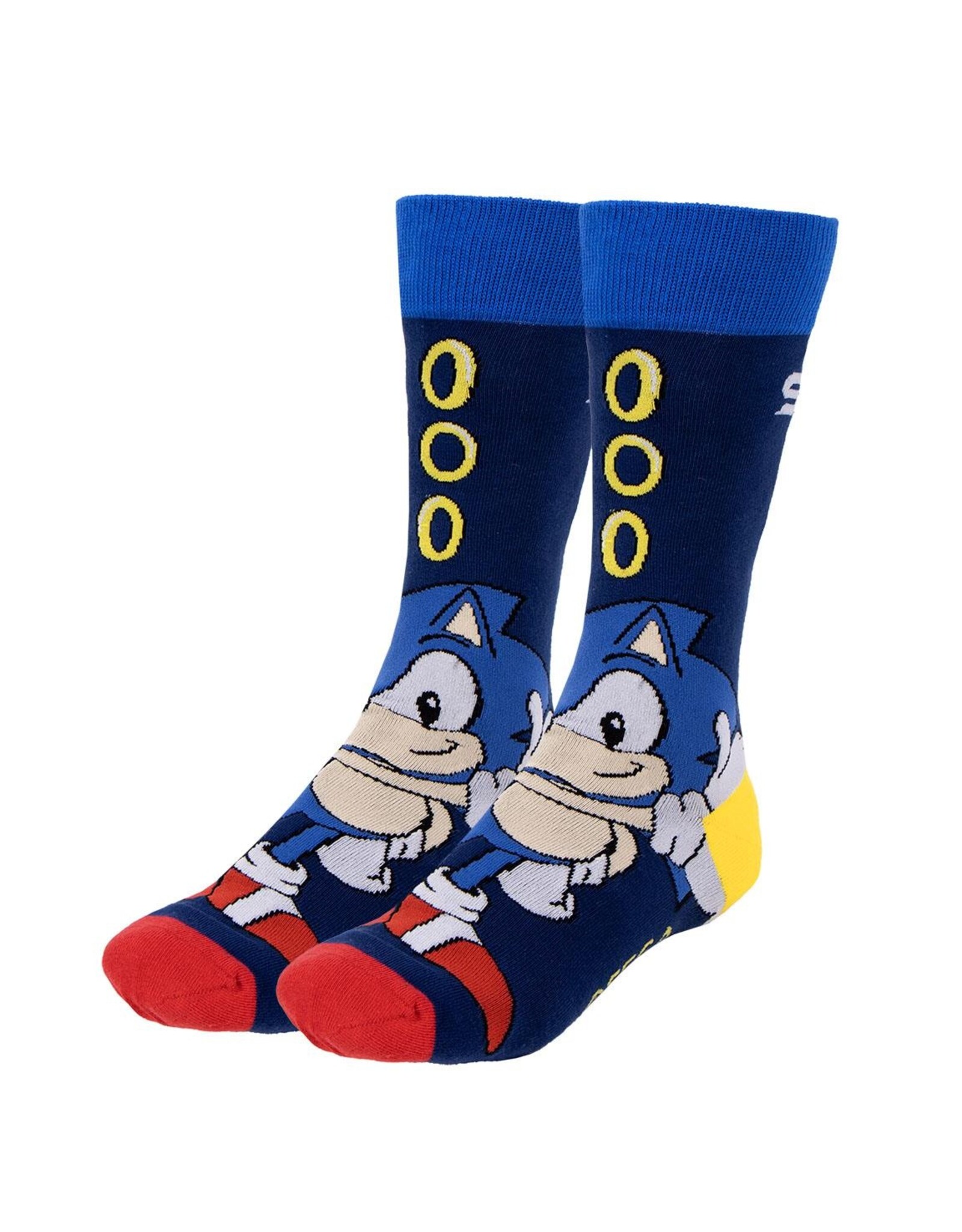 Sonic Sonic the Hedgehog Sokken - 3 Paar Cadeauverpakking - Maat 40-46