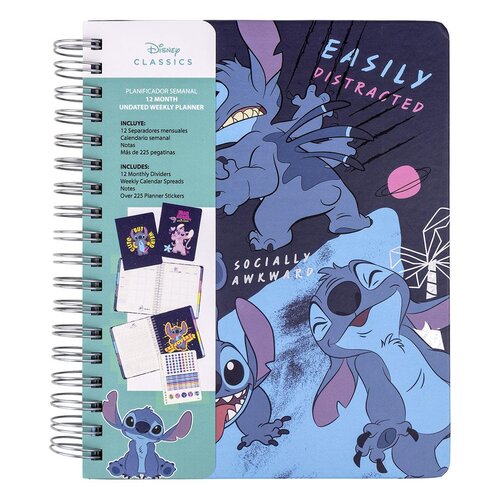 Disney Disney Stitch Weekly Planner - Easily Distracted