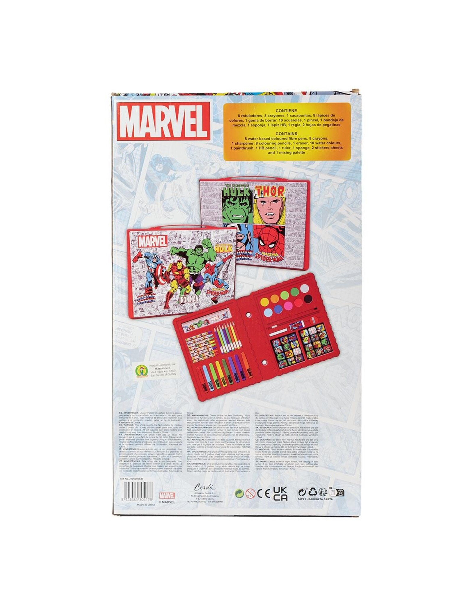 Marvel Marvel Avengers Tekenen Tekendoos Tekenset - 43 pieces