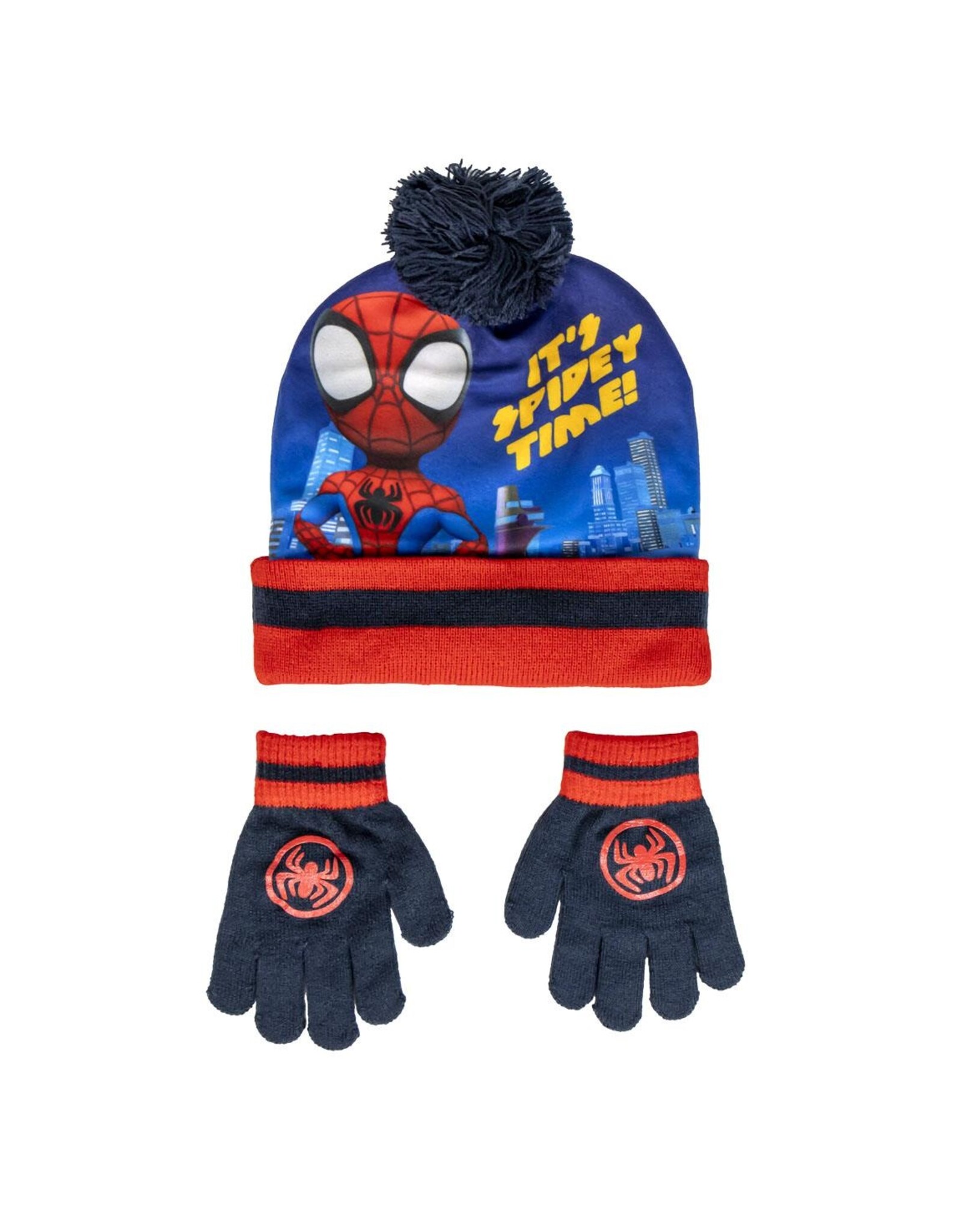Marvel Spidey Winterset Muts en Handschoenen - One Size