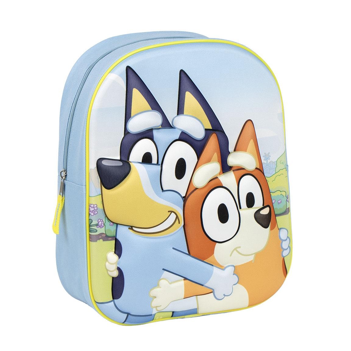 Bluey Bluey Backpack 3D Children - Height 31cm