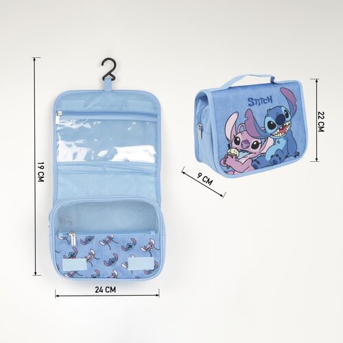 Disney Disney Stitch Kulturtasche - Viel Stauraum - Aufhängehaken