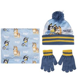 Gabby's Poppenhuis Bluey Winterset Muts, Handschoenen en Sjaal