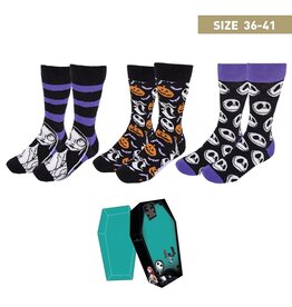 Disney Nightmare Before Christmas Sokken Cadeauverpakking 3 Paar - Maat 35-41