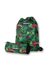 Minecraft Minecraft Gymtas Zwemtas + Etui TNT Creeper Schoolspullen