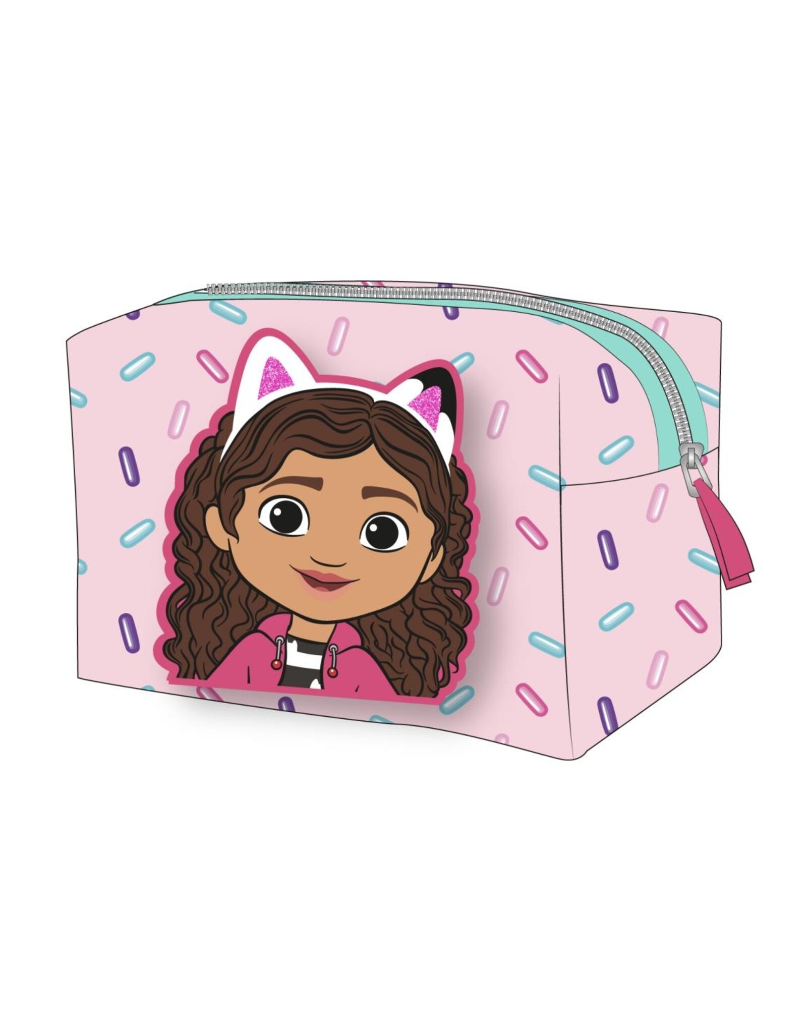 Gabby's Poppenhuis Gabby's Poppenhuis Toilettas Etui Meisjes Kinderen - Lengte 17cm