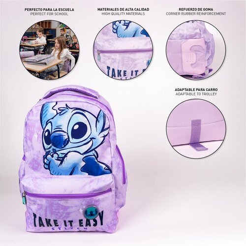 Disney Disney Stitch Rucksack Mädchen Take It Easy - Höhe 44cm Disney Disney Stitch Rucksack Mädchen Take It Easy - Höhe 44cm
