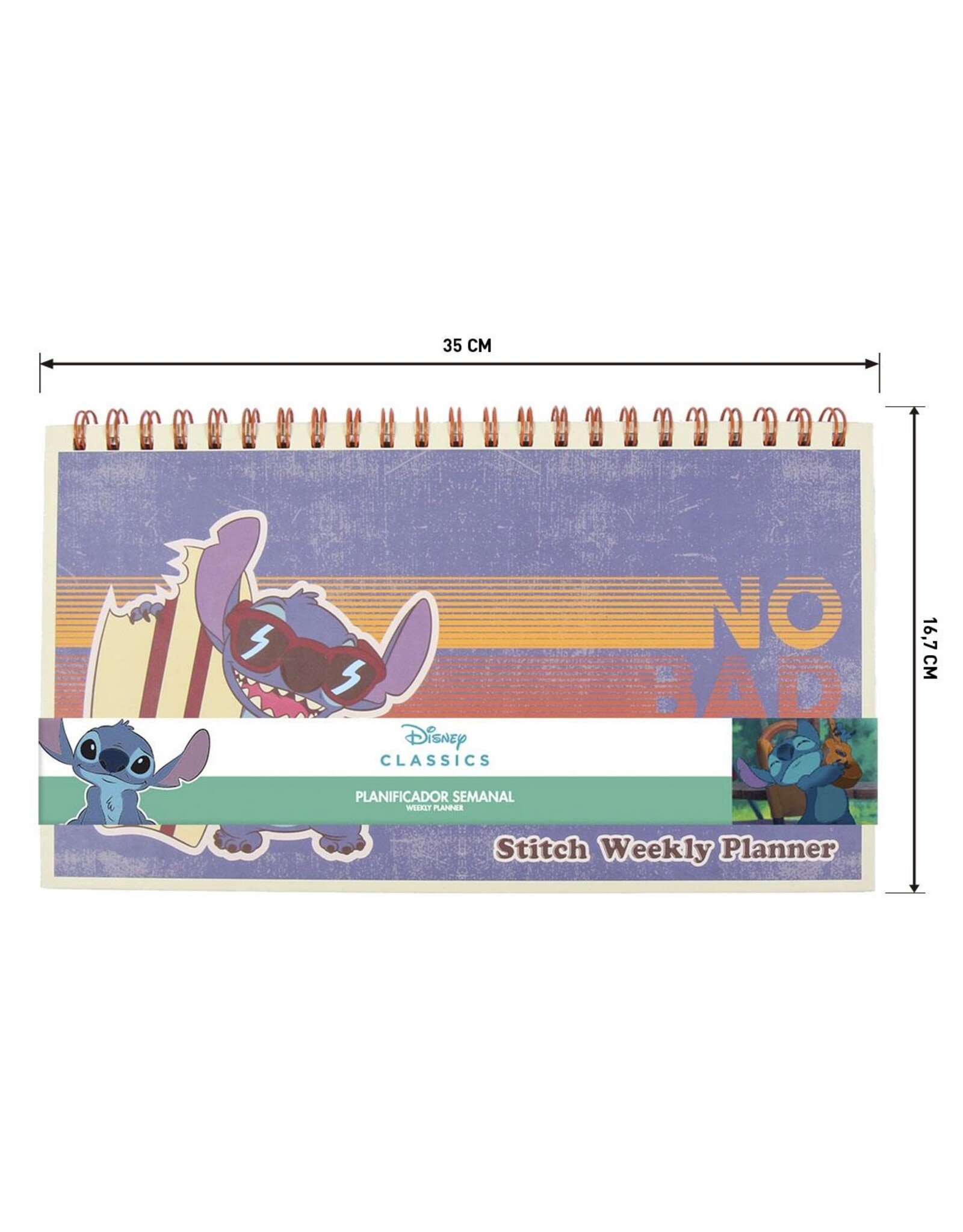 Disney Disney Stitch Weekplanner No Bad Days