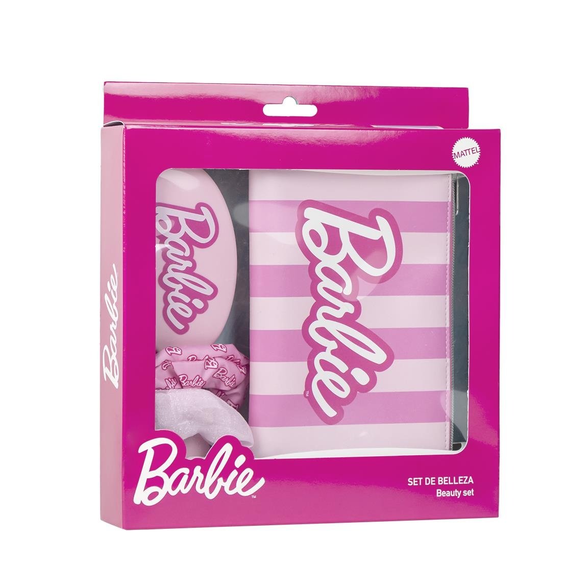 Barbie Barbie Beauty Set Hairbrush Toiletry Bag Hair scrunchies - Gift Package