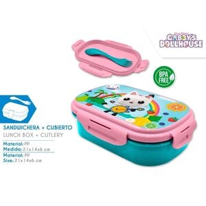 Gabby's Poppenhuis Gabby's Dollhouse Bread Drum with Fork Gabby's Poppenhuis Gabby's Dollhouse Bread Drum with Fork