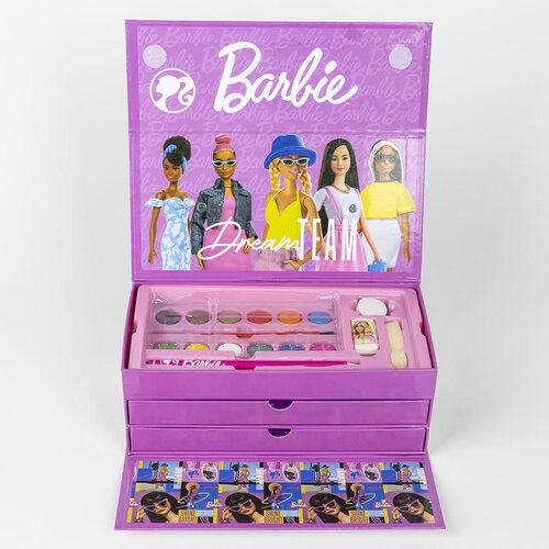 Barbie Barbie Tekenen Knutselen Tekendoos Meisjes - 44 Pieces Barbie Barbie Tekenen Knutselen Tekendoos Meisjes - 44 Pieces