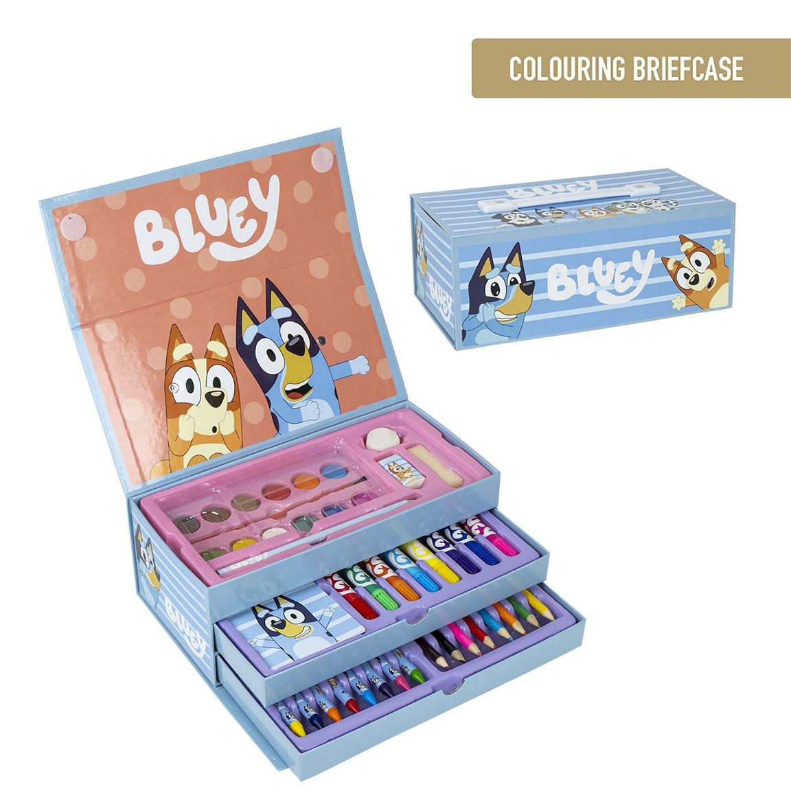 Bluey Bluey Drawing Crafts Drawing Box Boys Girls - 44 Pieces