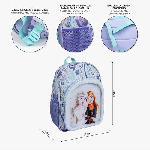 Disney Disney Frozen Elsa and Anna Backpack 2 Pockets - Height 38cm