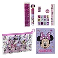Disney Disney Minnie Mouse Pencil Case with Contents - 8 Pieces