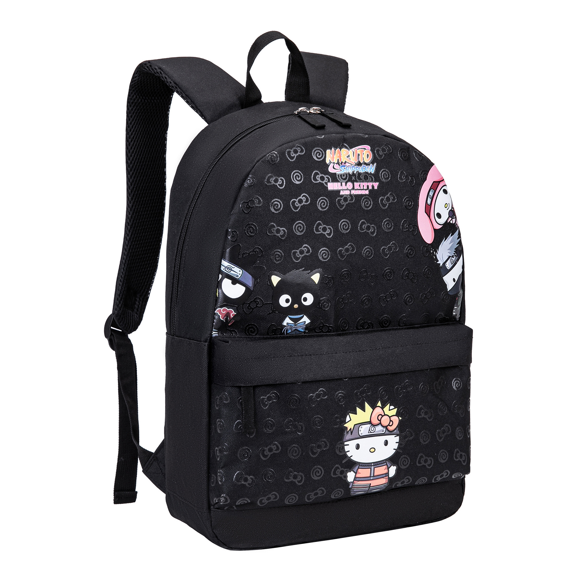Naruto Hello Kitty x Naturo Backpack Boys Girls - Height 44cm