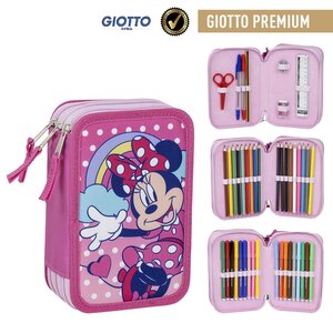 Disney Minnie Mouse Etui Tekenen Knutselen 3 Vakken Meisjes - 44 Stuks Disney Minnie Mouse Etui Tekenen Knutselen 3 Vakken Meisjes - 44 Stuks