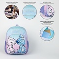 Disney Disney Stitch & Angel Backpack Girls 2 Pockets - Height 38cm