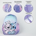 Disney Disney Stitch and Angel Backpack Girls 2 Pockets - Height 42cm Disney Disney Stitch and Angel Backpack Girls 2 Pockets - Height 42cm