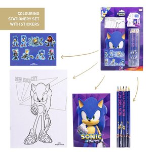 Sonic the Hedgehog Sonic Prime Drawing Set Colors - 16 pieces Sonic the Hedgehog Sonic Prime Drawing Set Colors - 16 pieces