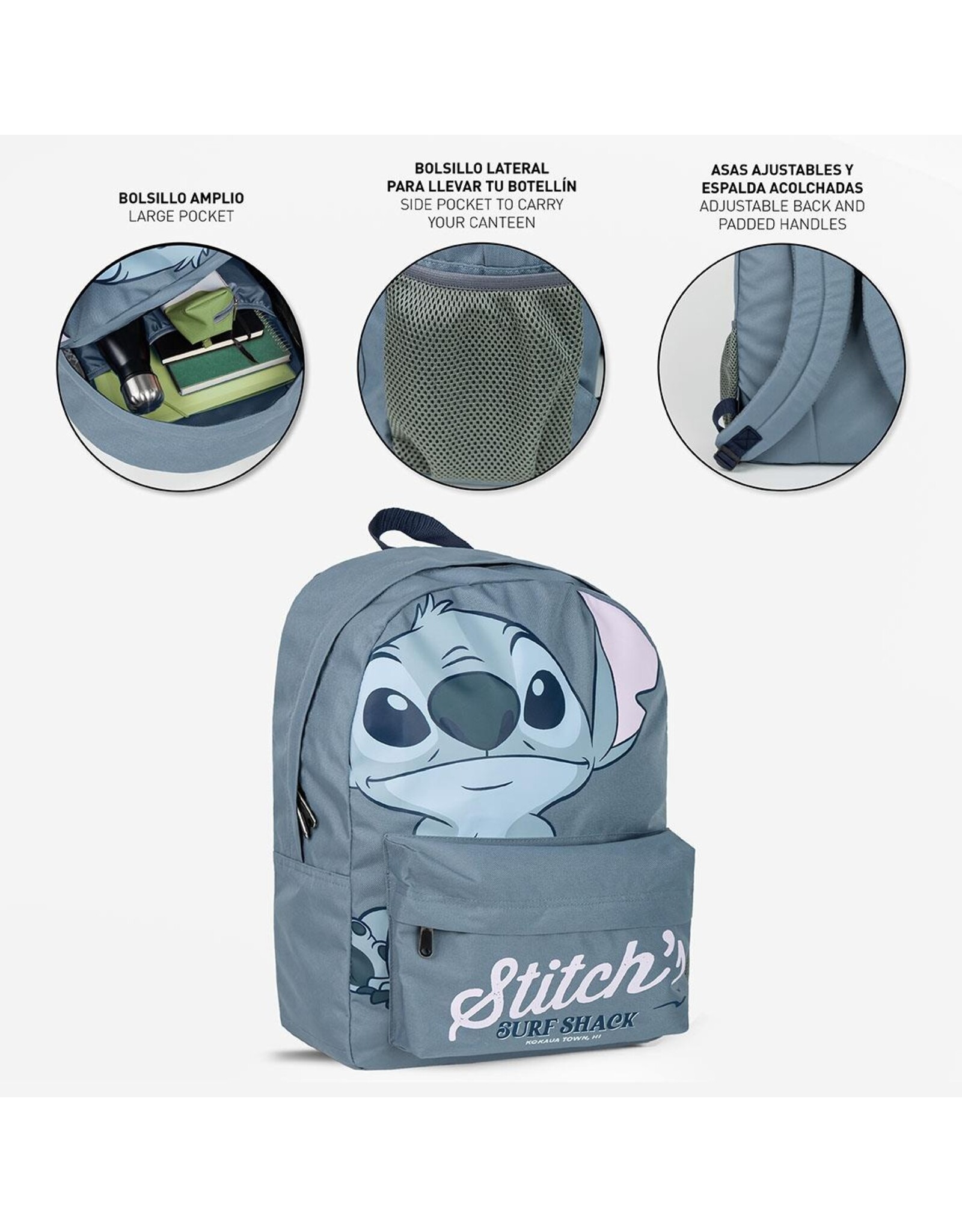 Disney Disney Stitch Rugzak Stitch's Surf Shack - Hoogte 42cm